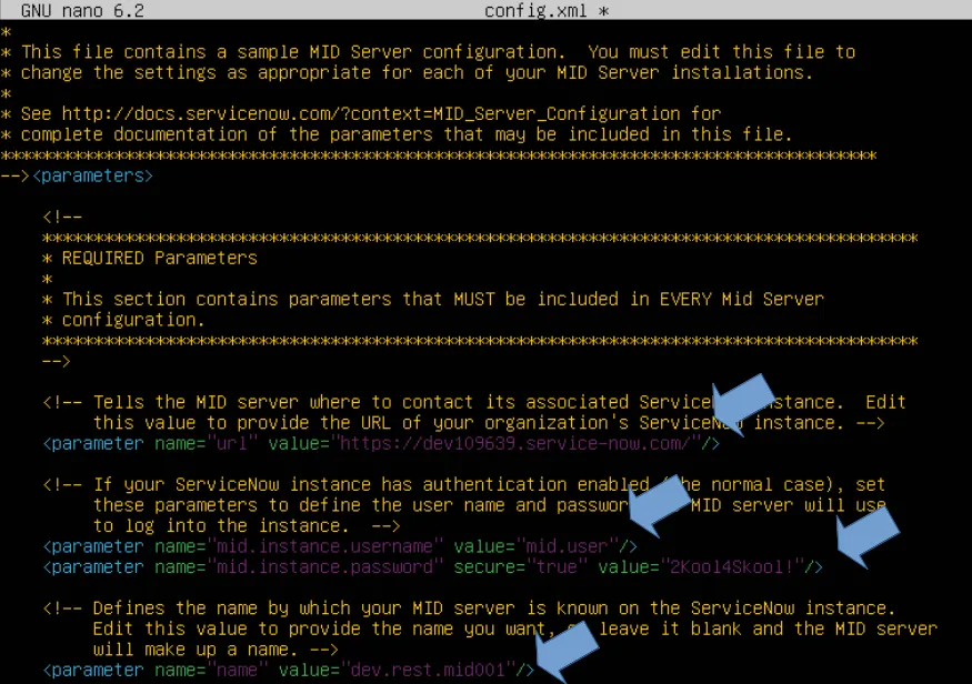 Config xml